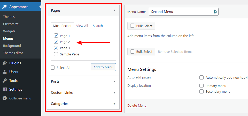 How to Add or Edit Menus in WordPress 3