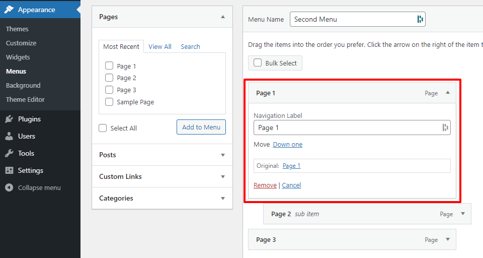 How to Add or Edit Menus in WordPress 6