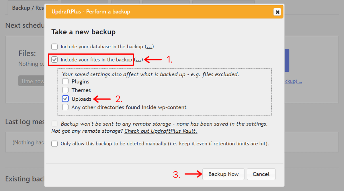 choose-to-backup-uploads
