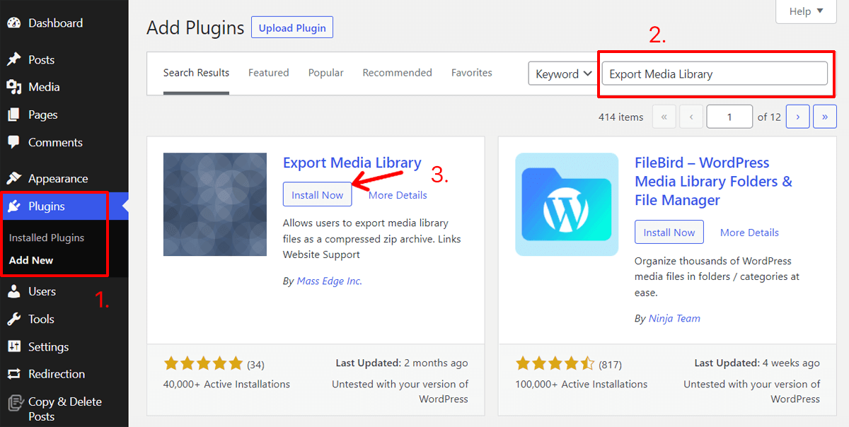 install-the-export-media-library-plugin